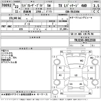 Toyota LAND CRUISER PRADO лот № 70092 оценка 3.5  с аукциона в Японии 2