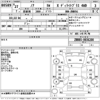 Toyota NOAH лот № 80589 оценка 3  с аукциона в Японии 2