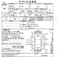 Toyota ROOMY лот № 30086 оценка R  с аукциона в Японии 10