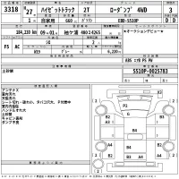 Daihatsu HIJET TRUCK лот № 3318 оценка 3  с аукциона в Японии 2