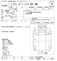 Honda ACTY TRUCK лот № 1009 оценка RB  с аукциона в Японии 8