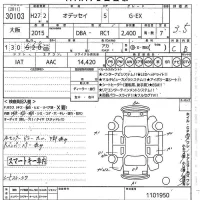 Honda ODYSSEY лот № 30103 оценка 3.5  с аукциона в Японии 10