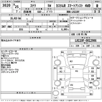 Subaru STELLA лот № 3020 оценка R  с аукциона в Японии 2