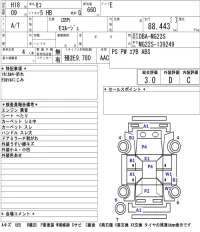 Nissan MOCO лот № 4544 оценка 3  с аукциона в Японии 5