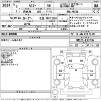Suzuki HUSTLER лот № 3034 оценка RA  с аукциона в Японии 2