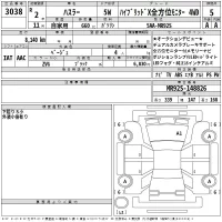 Suzuki HUSTLER лот № 3038 оценка 5  с аукциона в Японии 2