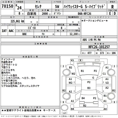 Toyota TANK  с аукциона в Японии