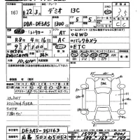 Mazda DEMIO лот № 167 оценка 3.5  с аукциона в Японии 2