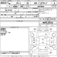 Mazda CX-3 лот № 80635 оценка 4  с аукциона в Японии 2
