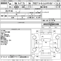Volkswagen TIGUAN лот № 80004 оценка 3.5  с аукциона в Японии 2