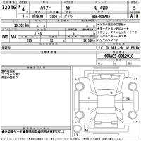 Toyota HARRIER лот № 72046 оценка 5  с аукциона в Японии 2