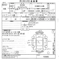 Nissan CARAVAN VAN лот № 30157 оценка 3.5  с аукциона в Японии 10