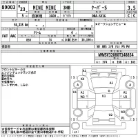 BMW MINI лот № 89003 оценка 3.5  с аукциона в Японии 2