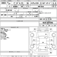 Nissan DAYZ ROOX лот № 3003 оценка 3.5  с аукциона в Японии 2