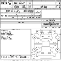 BMW 5-Series лот № 80024 оценка 3.5  с аукциона в Японии 2