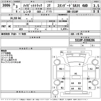 Daihatsu HIJET TRUCK лот № 3006 оценка 3.5  с аукциона в Японии 2