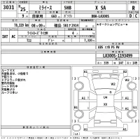 Daihatsu MIRA E S лот № 3031 оценка R  с аукциона в Японии 2