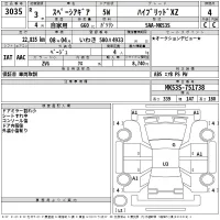 Suzuki SPACIA GEAR лот № 3035 оценка 4  с аукциона в Японии 2