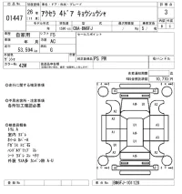 Mazda AXELA лот № 1447 оценка 3  с аукциона в Японии 8