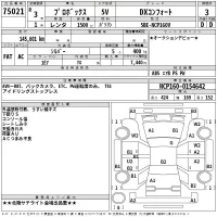 Toyota PROBOX лот № 75021 оценка 3  с аукциона в Японии 2