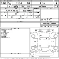 Daihatsu MIRA E S лот № 3055 оценка 4  с аукциона в Японии 2