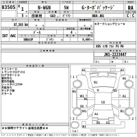 Honda N WGN лот № 83505 оценка RA  с аукциона в Японии 2
