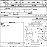 Subaru LEGACY OUTBACK лот № 70264 оценка 3.5  с аукциона в Японии 2