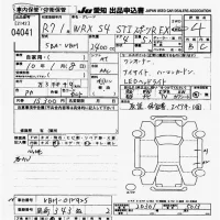Subaru WRX лот № 4041 оценка 4  с аукциона в Японии 9