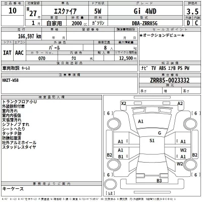 Toyota ESQUIRE  с аукциона в Японии