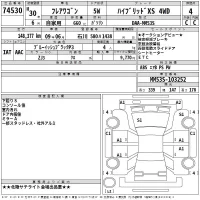 Mazda FLAIR WAGON лот № 74530 оценка 4  с аукциона в Японии 2