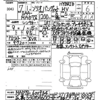 Suzuki SOLIO лот № 3043 оценка 6  с аукциона в Японии 2