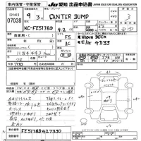 Mitsubishi CANTER лот № 7038 оценка 3  с аукциона в Японии 9
