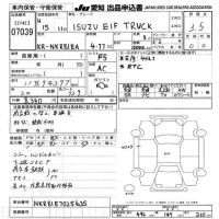 Isuzu ELF лот № 7039 оценка 3.5  с аукциона в Японии 9