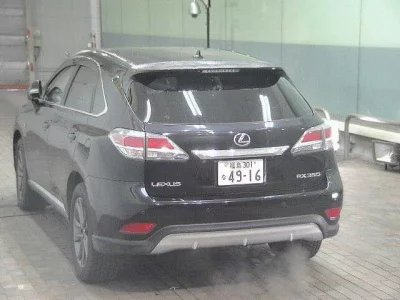 Lexus RX  с аукциона в Японии