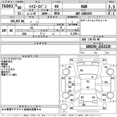 Toyota REGIUS ACE VAN  с аукциона в Японии