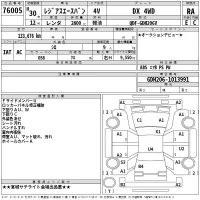 Toyota REGIUS ACE VAN лот № 76005 оценка RA  с аукциона в Японии 2