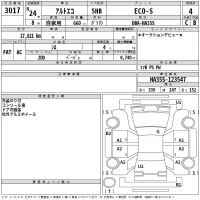 Suzuki ALTO ECO лот № 3017 оценка 4  с аукциона в Японии 2