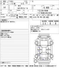 Nissan SAKURA лот № 3012 оценка 3.5  с аукциона в Японии 5