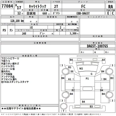 Suzuki CARRY TRUCK  с аукциона в Японии