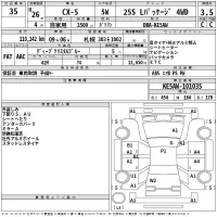 Mazda CX-5 лот № 35 оценка 3.5  с аукциона в Японии 2