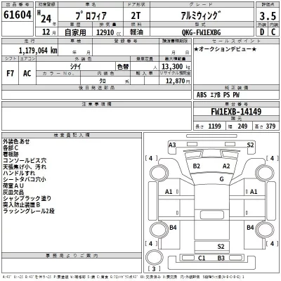 Hino PROFIA  с аукциона в Японии