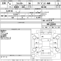 Subaru FORESTER лот № 130 оценка 1  с аукциона в Японии 2
