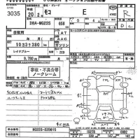 Nissan MOCO лот № 3035 оценка R  с аукциона в Японии 10
