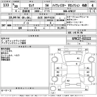 Nissan SERENA лот № 133 оценка 4  с аукциона в Японии 2