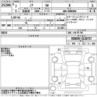 Toyota NOAH лот № 25206 оценка 5  с аукциона в Японии 2