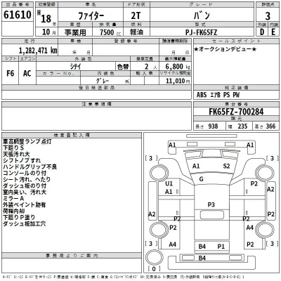 Mitsubishi FUSO FIGHTER  с аукциона в Японии