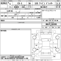 Mazda CX-3 лот № 82062 оценка 3.5  с аукциона в Японии 2