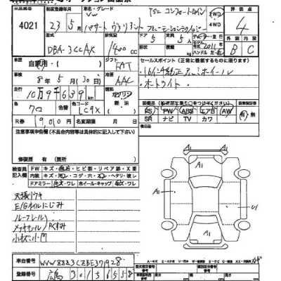 Volkswagen PASSAT VARIANT  с аукциона в Японии