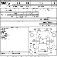 Nissan MARCH лот № 77129 оценка R  с аукциона в Японии 2
