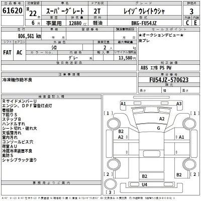 Mitsubishi SUPER GREAT  с аукциона в Японии